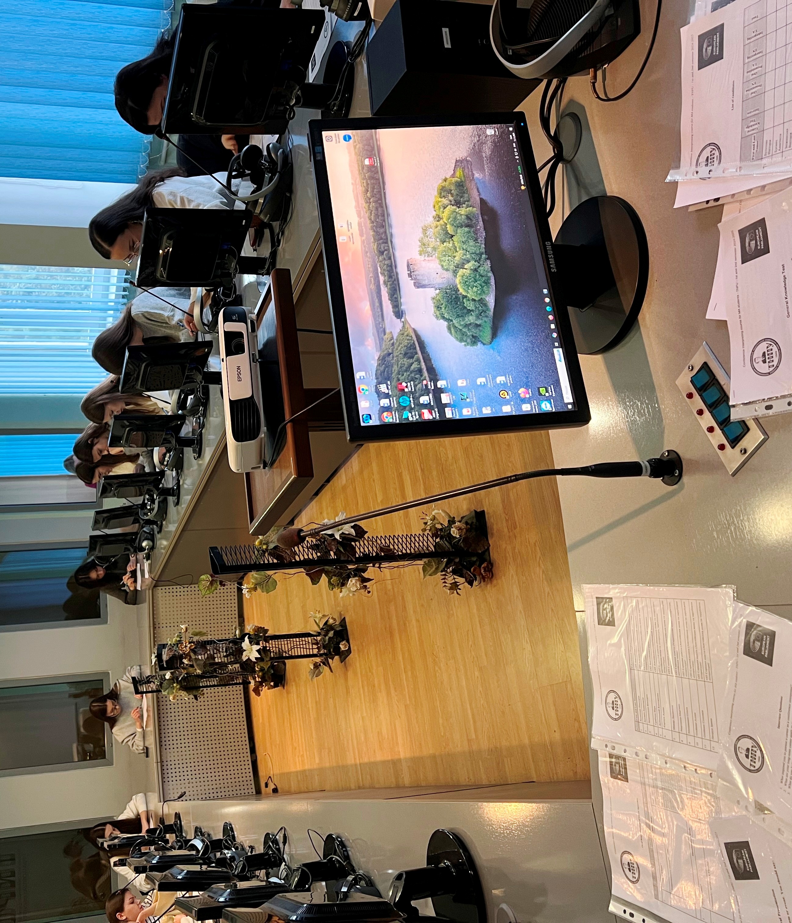 Учасники конкурсного відбору від час іспиту